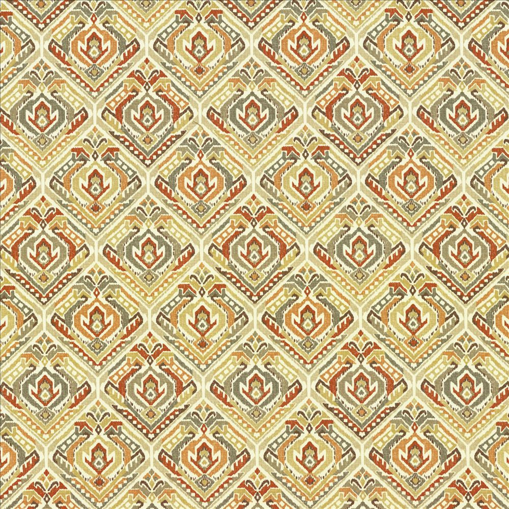 Tecumseh Mustard Seed by Kasmir Fabric 5121 100% Cotton PAKISTAN 30,000 Wyzenbeek Double Rubs Horizontal: 13 4/8 inches and Vertical: 18 inches 54 - 55 - Fabric Carolina -