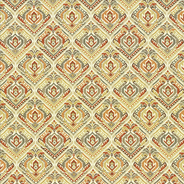 Tecumseh Mustard Seed by Kasmir Fabric 5121 100% Cotton
 PAKISTAN </p><p>Repeat: Horizontal: 13 4/8 inches and Vertical: 18 inches 54 - 55 - Fabric Carolina -