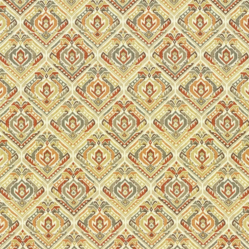 Tecumseh Mustard Seed by Kasmir Fabric 5121 100% Cotton
 PAKISTAN </p><p>Repeat: Horizontal: 13 4/8 inches and Vertical: 18 inches 54 - 55 - Fabric Carolina -