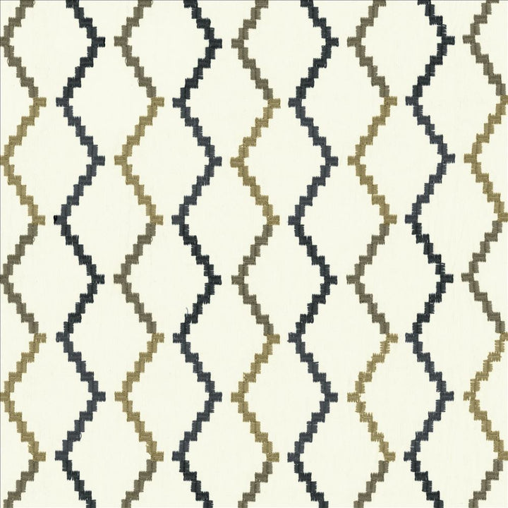 Tejas Slate by Kasmir Fabric 1450 77% Cotton
23% Polyester
 INDIA </p><p>Repeat: Horizontal: 4 inches and Vertical: 7 4/8 inches 58 - Fabric Carolina -