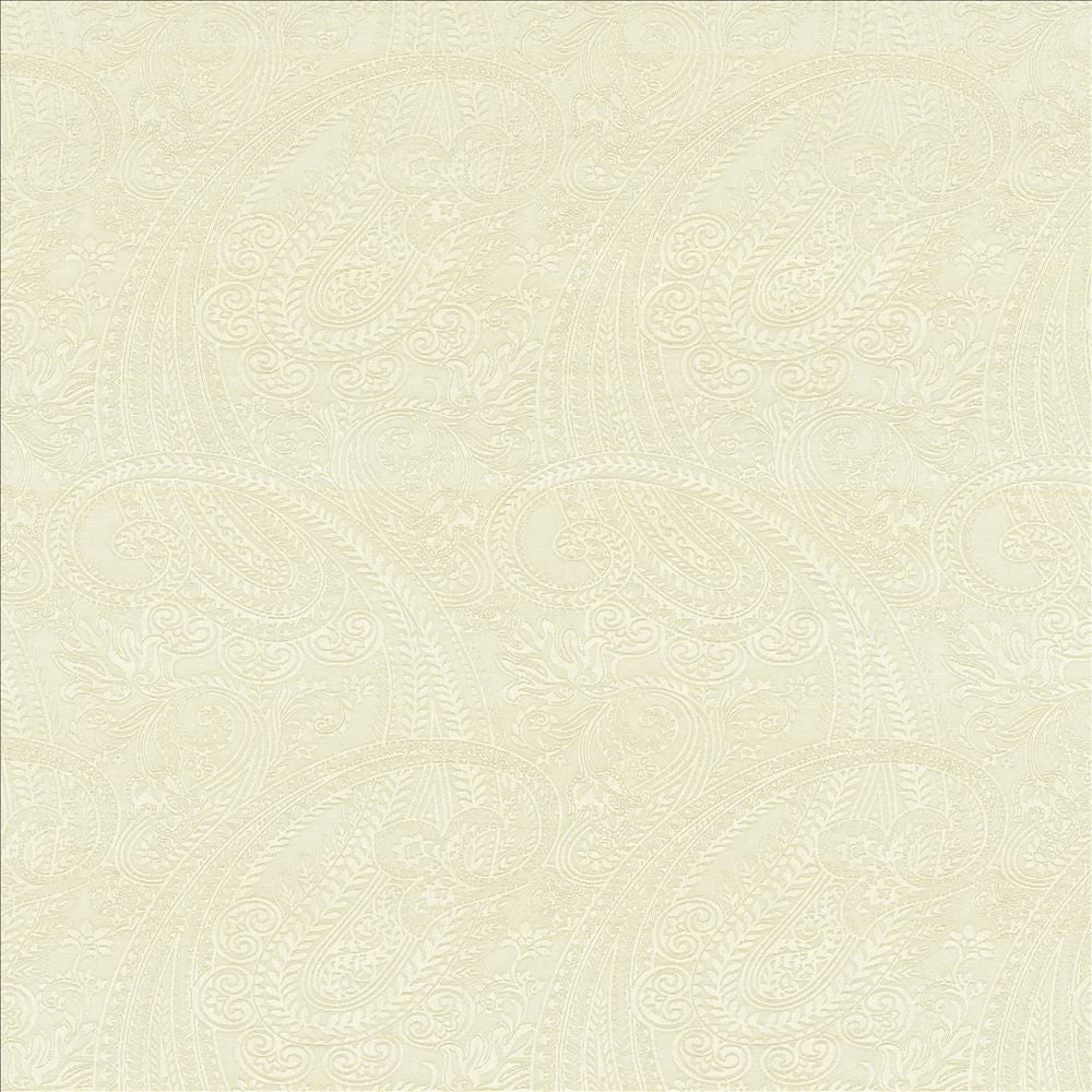 Tender Mist Cream by Kasmir Fabric 1449 63% Cotton 37% Polyester INDIA 23,000 Martindale Cycles Horizontal: 13 5/8 inches and Vertical: 22 4/8 inches 53 - Fabric Carolina -