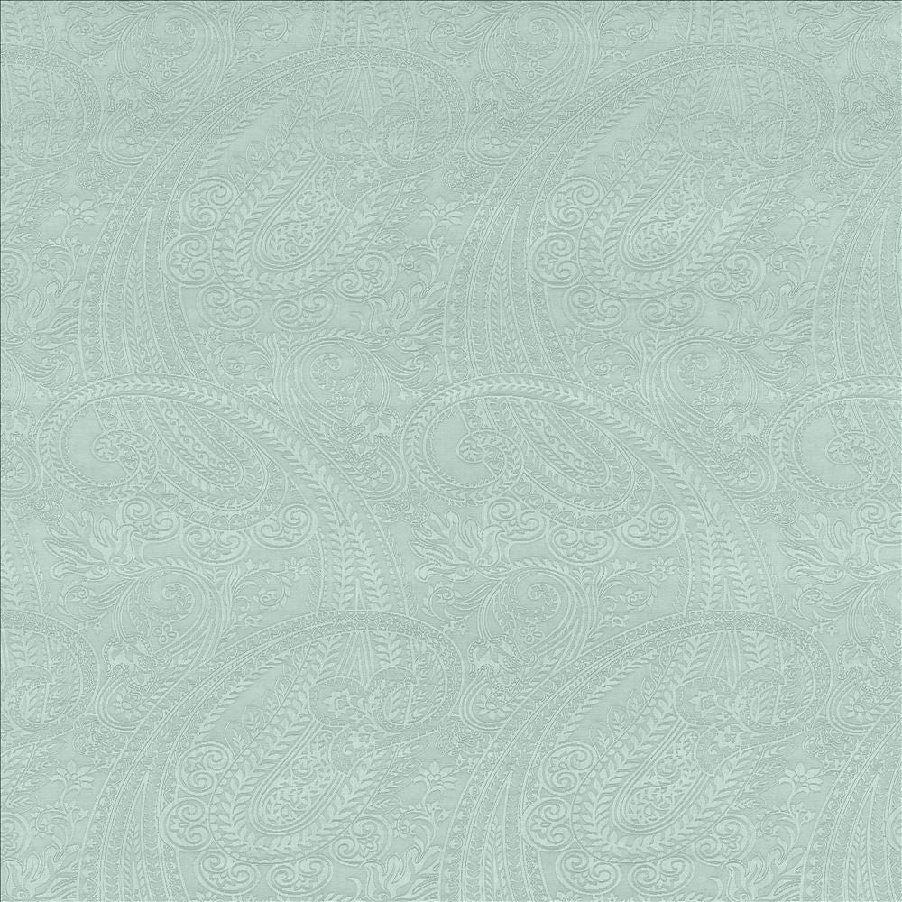 Tender Mist Duckegg by Kasmir Fabric 1449 63% Cotton
37% Polyester
 INDIA </p><p>Repeat: Horizontal: 13 5/8 inches and Vertical: 22 4/8 inches 53 - Fabric Carolina -