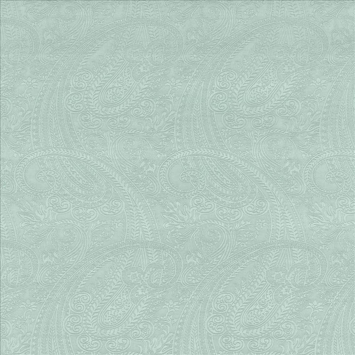 Tender Mist Duckegg by Kasmir Fabric 1449 63% Cotton
37% Polyester
 INDIA 23,000 Martindale Cycles Horizontal: 13 5/8 inches and Vertical: 22 4/8 inches 53 - Fabric Carolina -