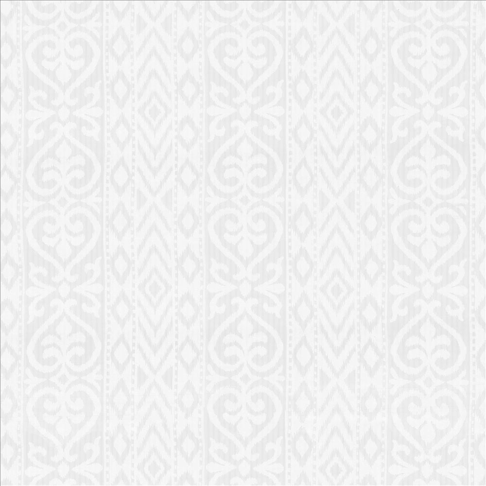 Termiz Stripe White  by Kasmir Fabric See sample 70% Rayon
30% Polyester
 CHINA Not Tested </p><p>Repeat: Horizontal: 20 inches and Vertical: 20 inches 58  - Fabric Carolina -