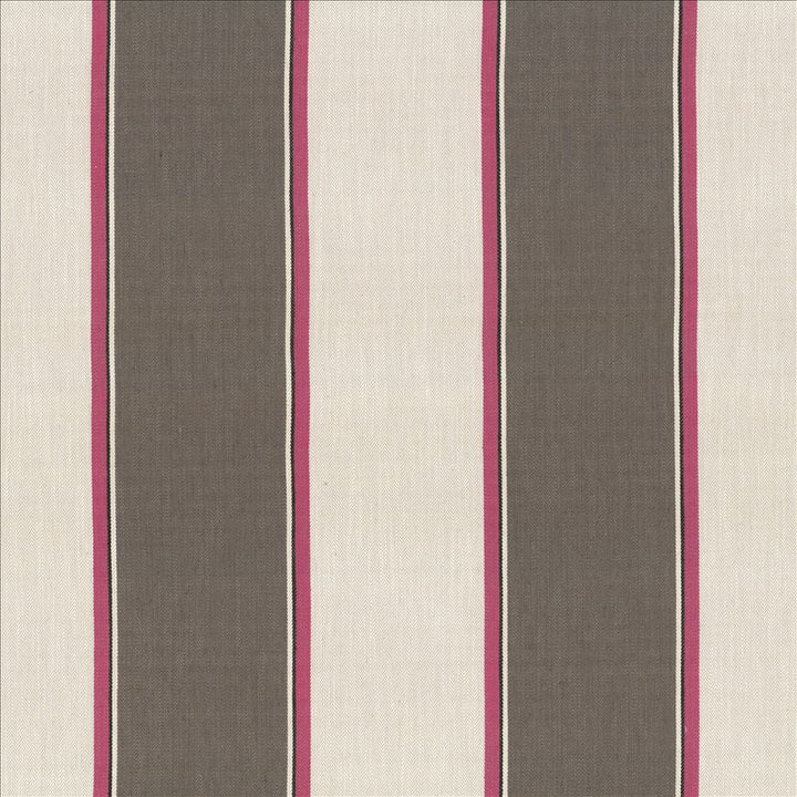 Thoreau Stripe Berry by Kasmir Fabric 1446 42% Viscose
40% Polyester
18% Linen
 CHINA 30,000 Martindale Cycles </p><p>Repeat: Horizontal: 14 inches and Vertical: N/A 57 - Fabric Carolina -