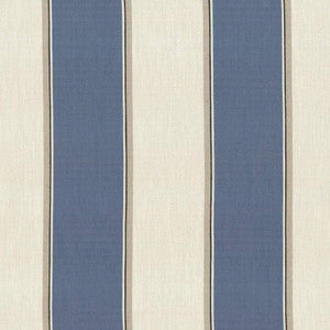 Thoreau Stripe Indigo by Kasmir Fabric