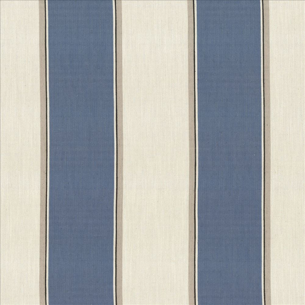 Thoreau Stripe Indigo by Kasmir Fabric 1446 42% Viscose
40% Polyester
18% Linen
 CHINA 30,000 Martindale Cycles Horizontal: 14 inches and Vertical: N/A 57 - Fabric Carolina -