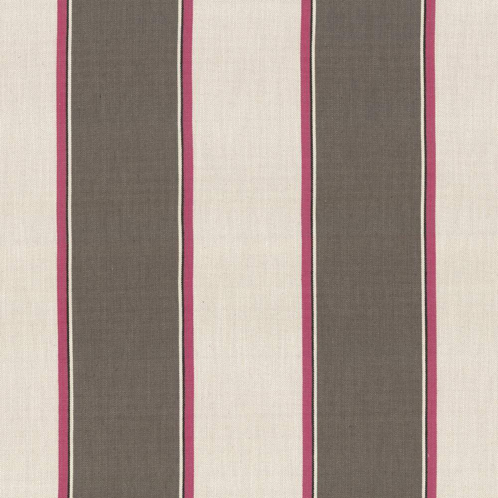 Thoreau Stripe Berry by Kasmir Fabric 1446 42% Viscose
40% Polyester
18% Linen
 CHINA </p><p>Repeat: Horizontal: 14 inches and Vertical: N/A 57 - Fabric Carolina -