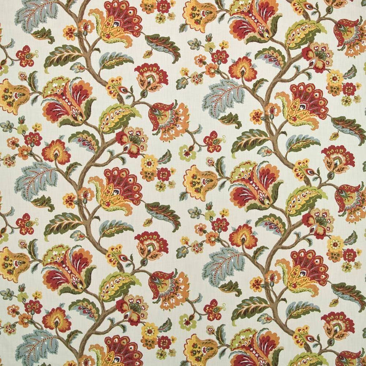 Thornton Hill Fiesta by Kasmir Fabric 1402 CHINA 10,000 Wyzenbeek Double Rubs H: 27 inches, V:25 2/8 inches 54 - Fabric Carolina - Kasmir