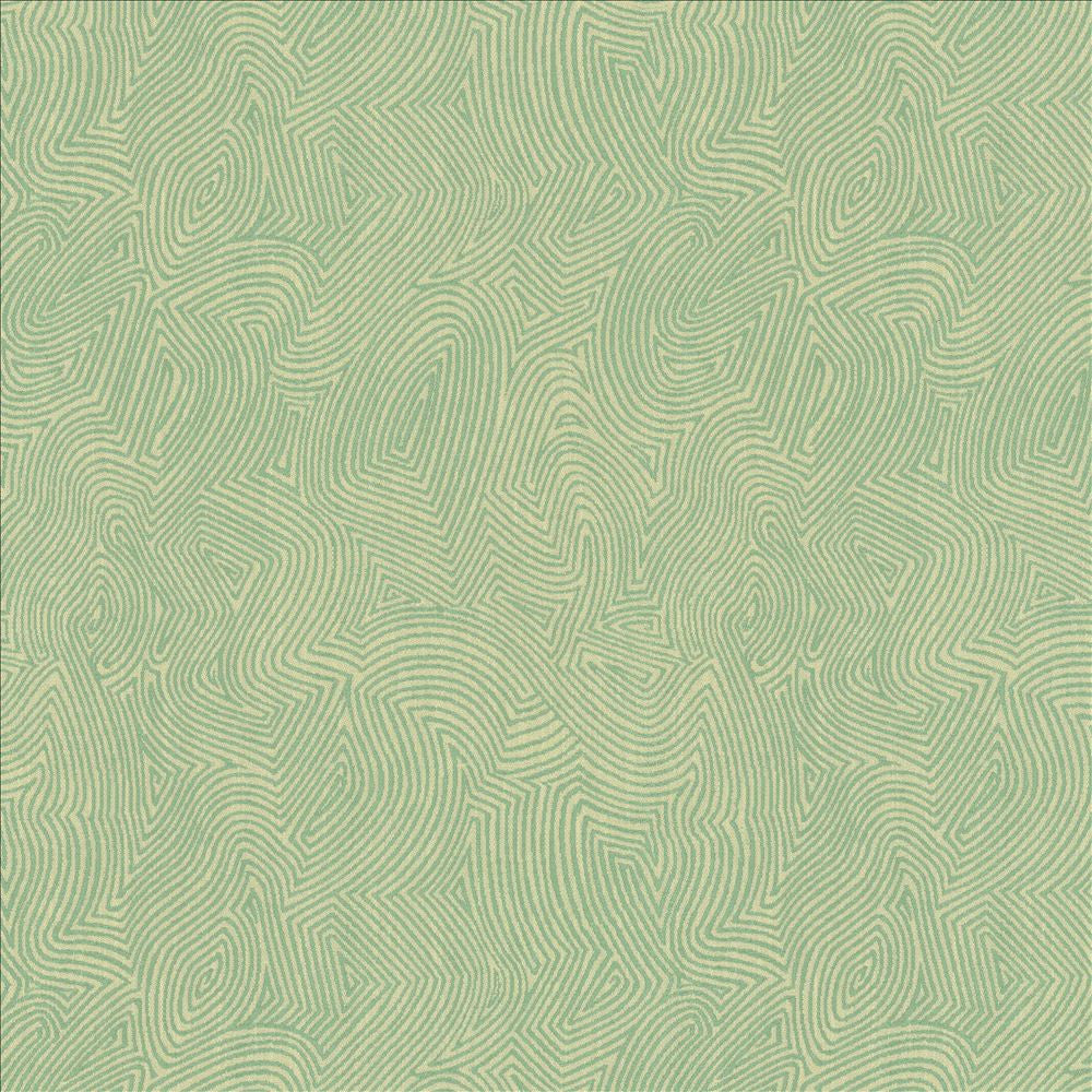 Thumbprint Aqua by Kasmir Fabric 5142 51% Polyester 42% Cotton 7% Acrylic INDIA 31,000 Martindale Cycles Horizontal: 13 2/8 inches and Vertical: 15 4/8 inches 54 - Fabric Carolina -