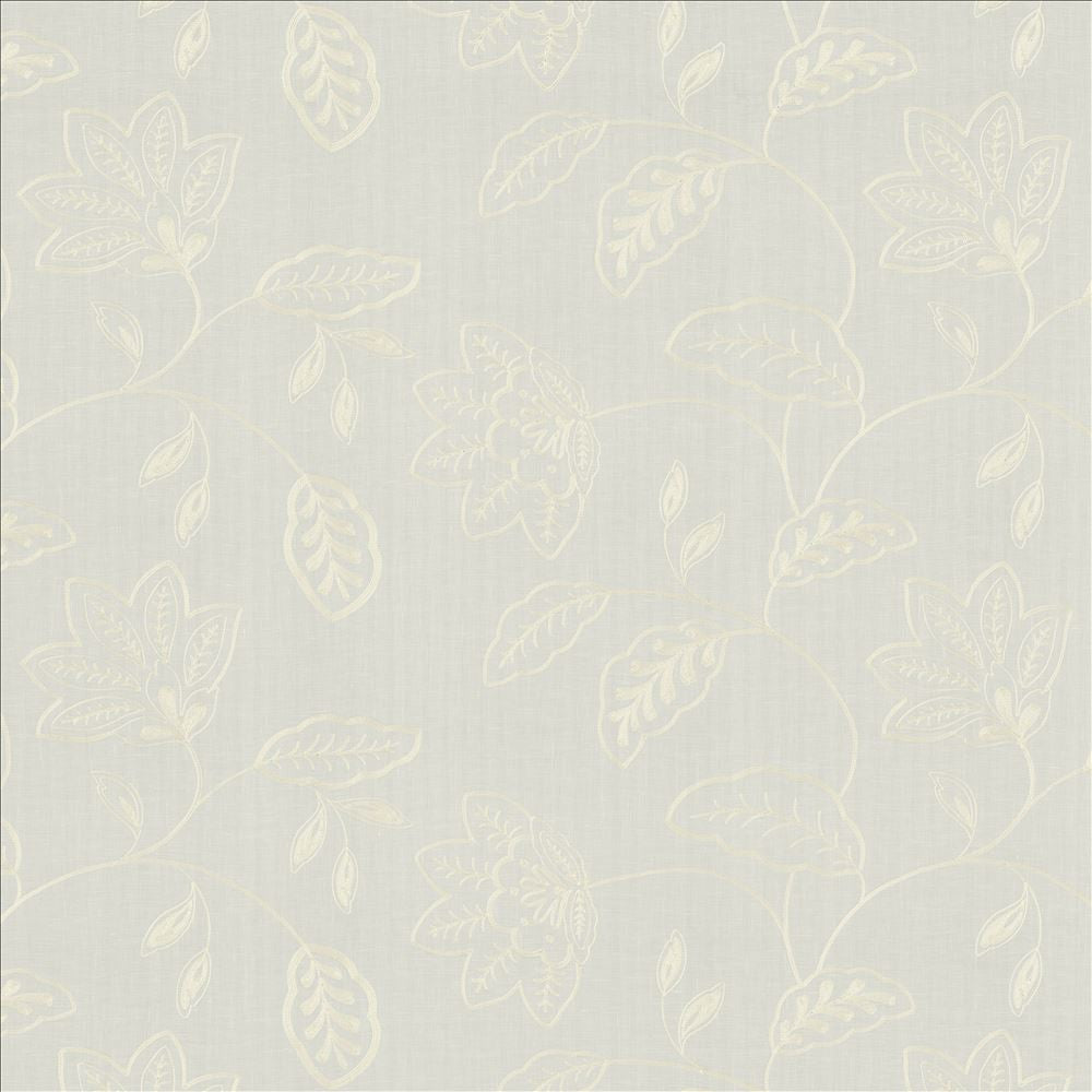 Tia Snow by Kasmir Fabric 5157 100% Linen
 INDIA </p><p>Repeat: Horizontal: 26 4/8 inches and Vertical: 15 4/8 inches 54 - Fabric Carolina -
