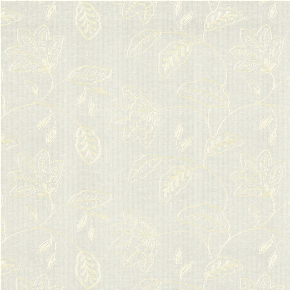 Tia Snow by Kasmir Fabric 5157 100% Linen
 INDIA </p><p>Repeat: Horizontal: 26 4/8 inches and Vertical: 15 4/8 inches 54 - Fabric Carolina -