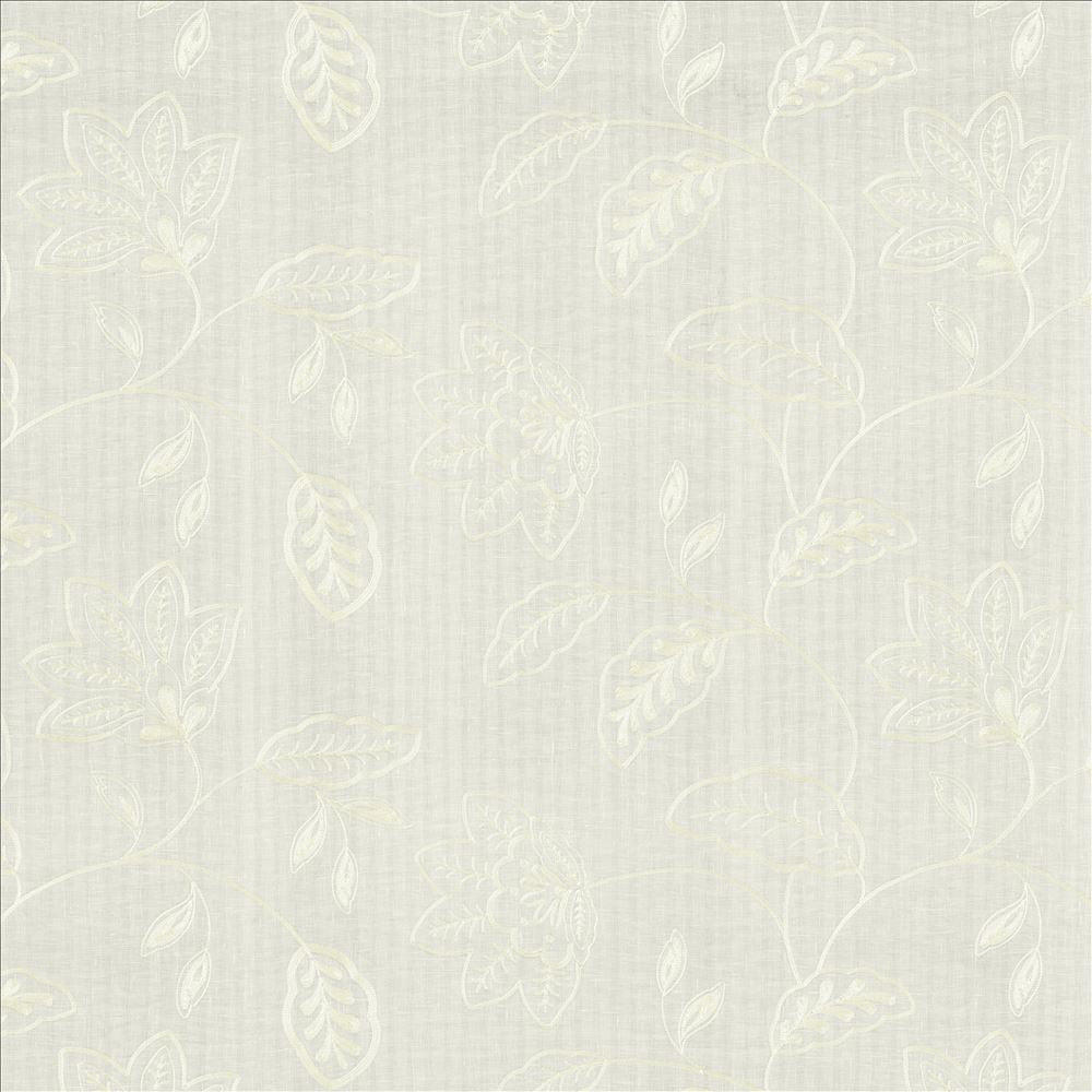 Tia Snow by Kasmir Fabric 5157 100% Linen
 INDIA Not Tested </p><p>Repeat: Horizontal: 26 4/8 inches and Vertical: 15 4/8 inches 54 - Fabric Carolina -