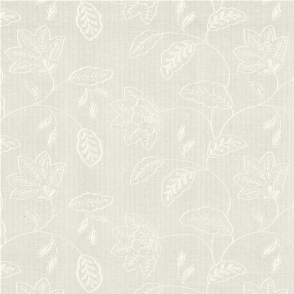 Tia Snow by Kasmir Fabric 5157 100% Linen INDIA Not Tested Horizontal: 26 4/8 inches and Vertical: 15 4/8 inches 54 - Fabric Carolina -
