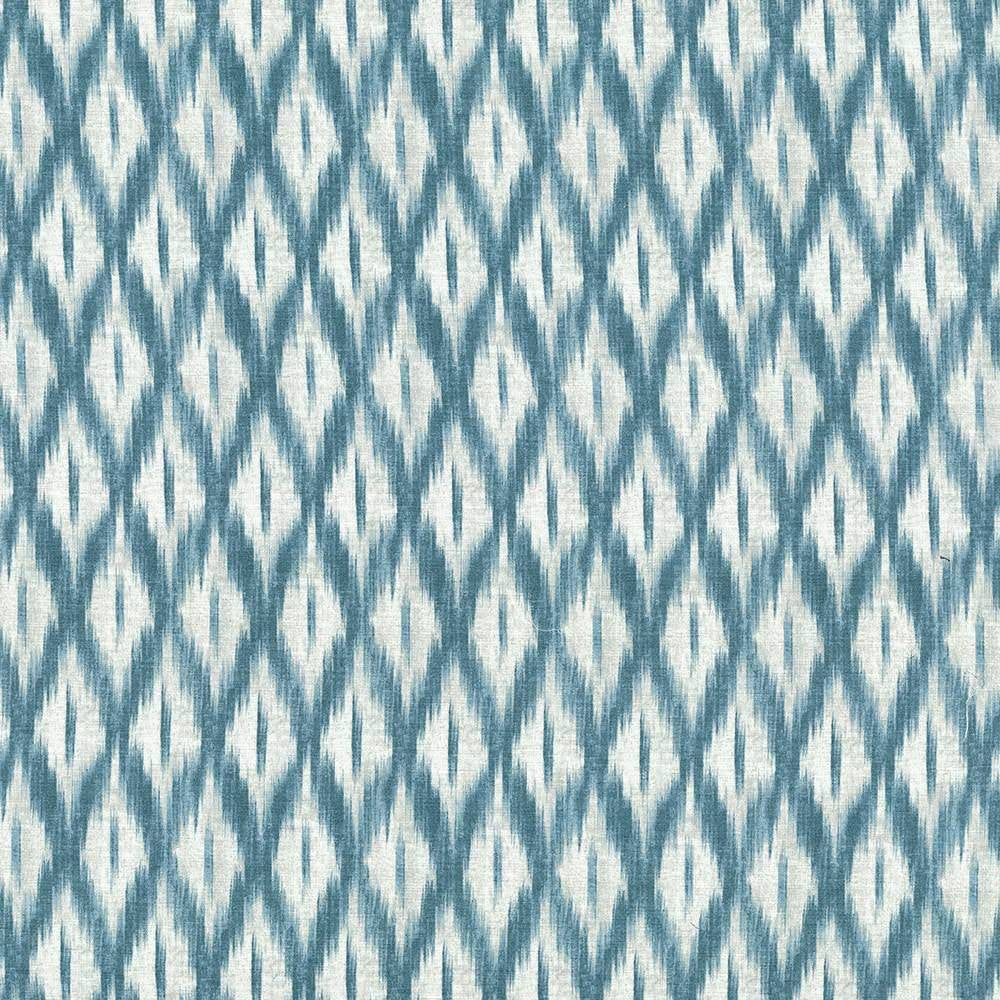 Tiburon Teal by Kasmir Fabric 5073 PAKISTAN 15,000 Wyzenbeek Double Rubs H: 6 6/8 inches, V:9 inches 54 - 55 - Fabric Carolina - Kasmir