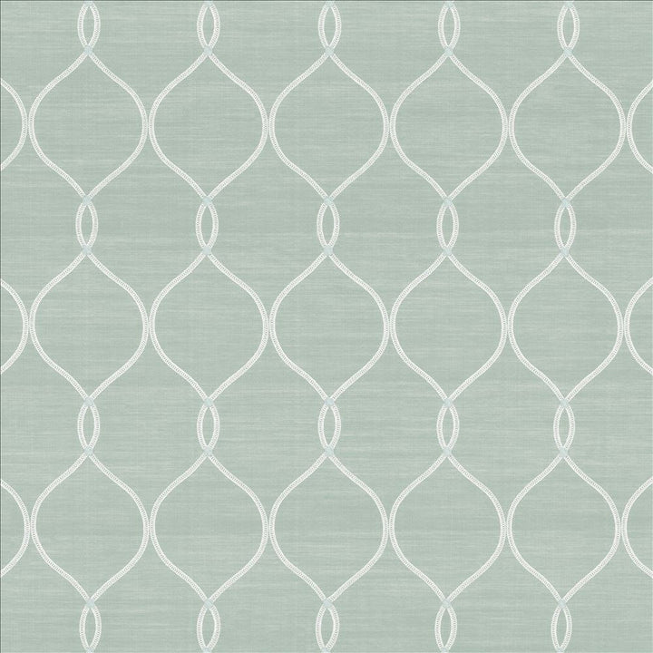 Tidepool Duckegg by Kasmir Fabric 1449 67% Polyester
33% Cotton
 INDIA </p><p>Repeat: Horizontal: 5 3/8 inches and Vertical: 9 4/8 inches 53 - Fabric Carolina -