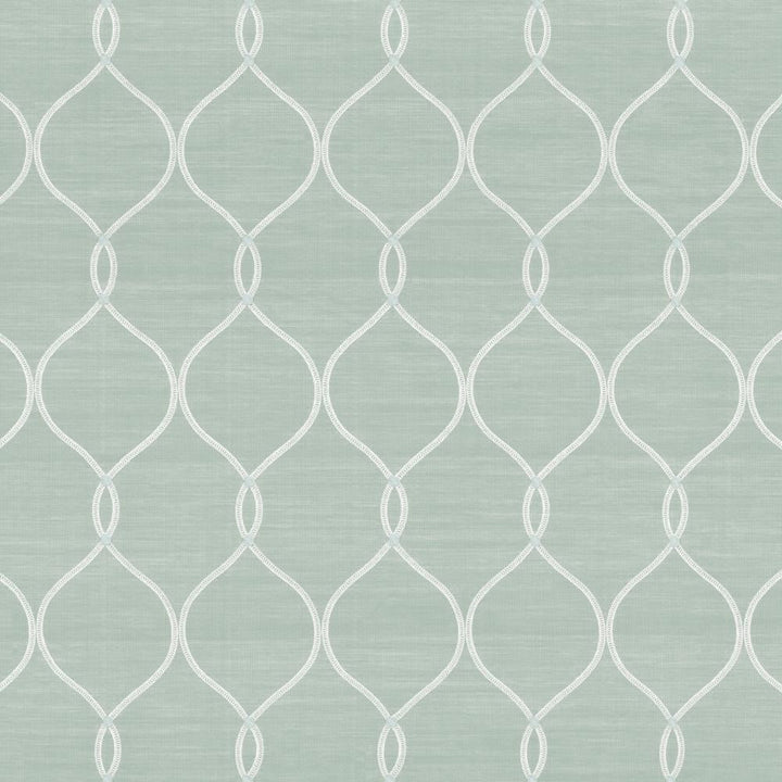 Tidepool Duckegg by Kasmir Fabric 1449 67% Polyester
33% Cotton
 INDIA </p><p>Repeat: Horizontal: 5 3/8 inches and Vertical: 9 4/8 inches 53 - Fabric Carolina -