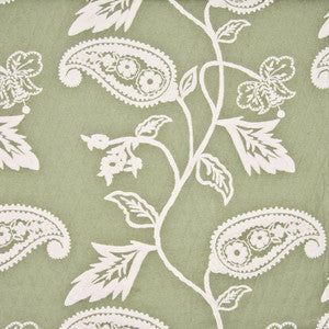 Tidewater Crewel Bay Leaf by Kasmir Fabric