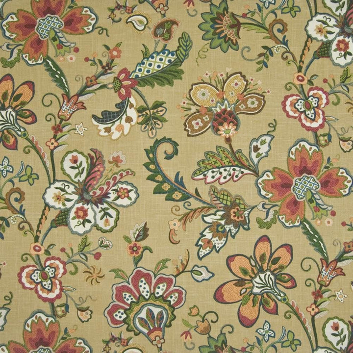 Tidewater Garden Tea  by Kasmir Fabric See sample 55% Linen
45% Rayon
 USA 15,000 Wyzenbeek Double Rubs </p><p>Repeat: Horizontal: 27 inches and Vertical: 36 inches 54  - Fabric Carolina -