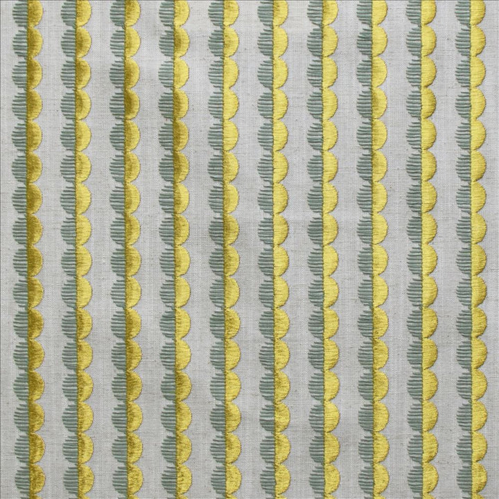 Tieling Lime  by Kasmir Fabric 1477 83% Polyester 11% Cotton 6% Linen  INDIA  </p><p>Repeat: Horizontal: 1 1/8 inches and Vertical: 5/8 inches 53  - Fabric Carolina -