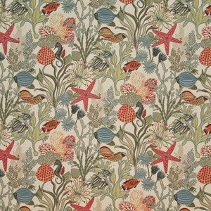 Tiki Tai Aquamarine by Kasmir Fabric