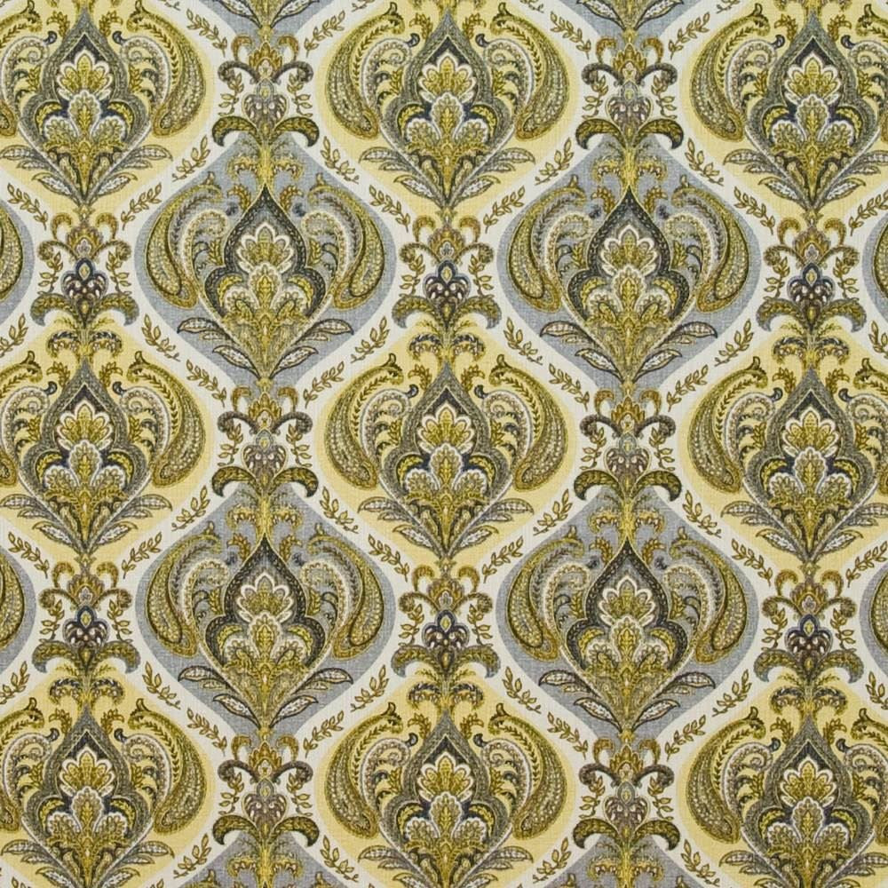 Tilden Paisley Midas by Kasmir Fabric 1399 100% Cotton
 PERU 12,000 Wyzenbeek Double Rubs </p><p>Repeat: Horizontal: 9 inches and Vertical: 9 inches 54 - Fabric Carolina -