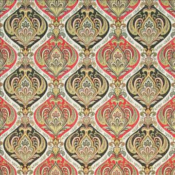 Tilden Paisley Peppercorn by Kasmir Fabric 1399 100% Cotton PERU 12,000 Wyzenbeek Double Rubs H: 9 inches, V: 9 inches 54 - 55 - Fabric Carolina - Kasmir