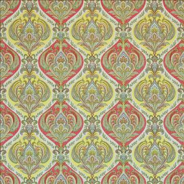 Tilden Paisley Sunshine by Kasmir Fabric 1399 100% Cotton PERU 12,000 Wyzenbeek Double Rubs H: 9 inches, V: 9 inches 54 - 55 - Fabric Carolina - Kasmir