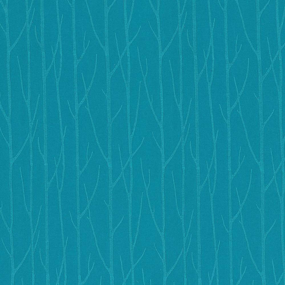 Timberline Teal by Kasmir Fabric 1429 INDIA Not Tested H: 8 6/8 inches, V:6 3/8 inches 56 - Fabric Carolina - Kasmir