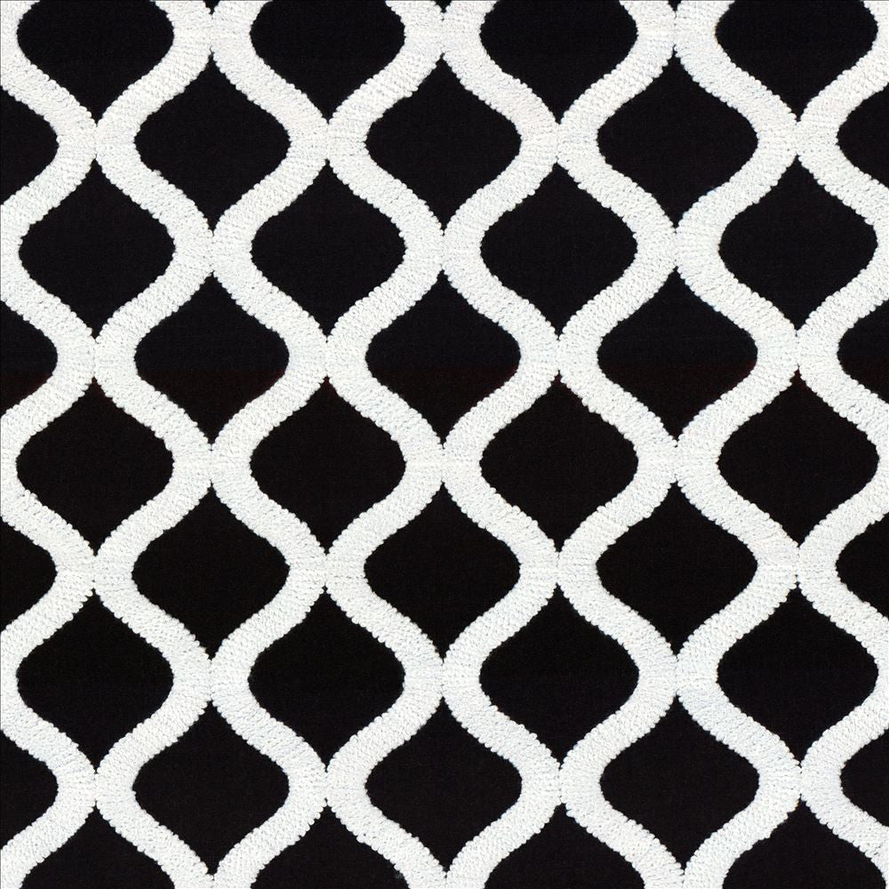 Time After Time Black by Kasmir Fabric 1416 100% Polyester
 INDIA </p><p>Repeat: Horizontal: 4 2/8 inches and Vertical: 4 4/8 inches 51 - 56 - Fabric Carolina -