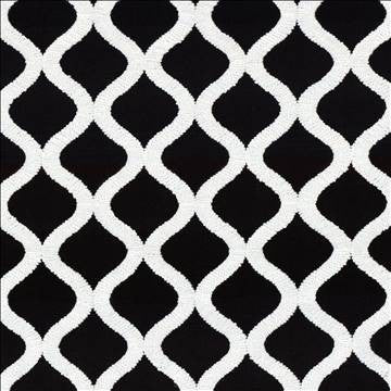 Time After Time Black by Kasmir Fabric 1416 100% Polyester INDIA 13,500 Wyzenbeek Double Rubs H: 4 2/8 inches, V: 4 4/8 inches 54 - 56 - Fabric Carolina - Kasmir