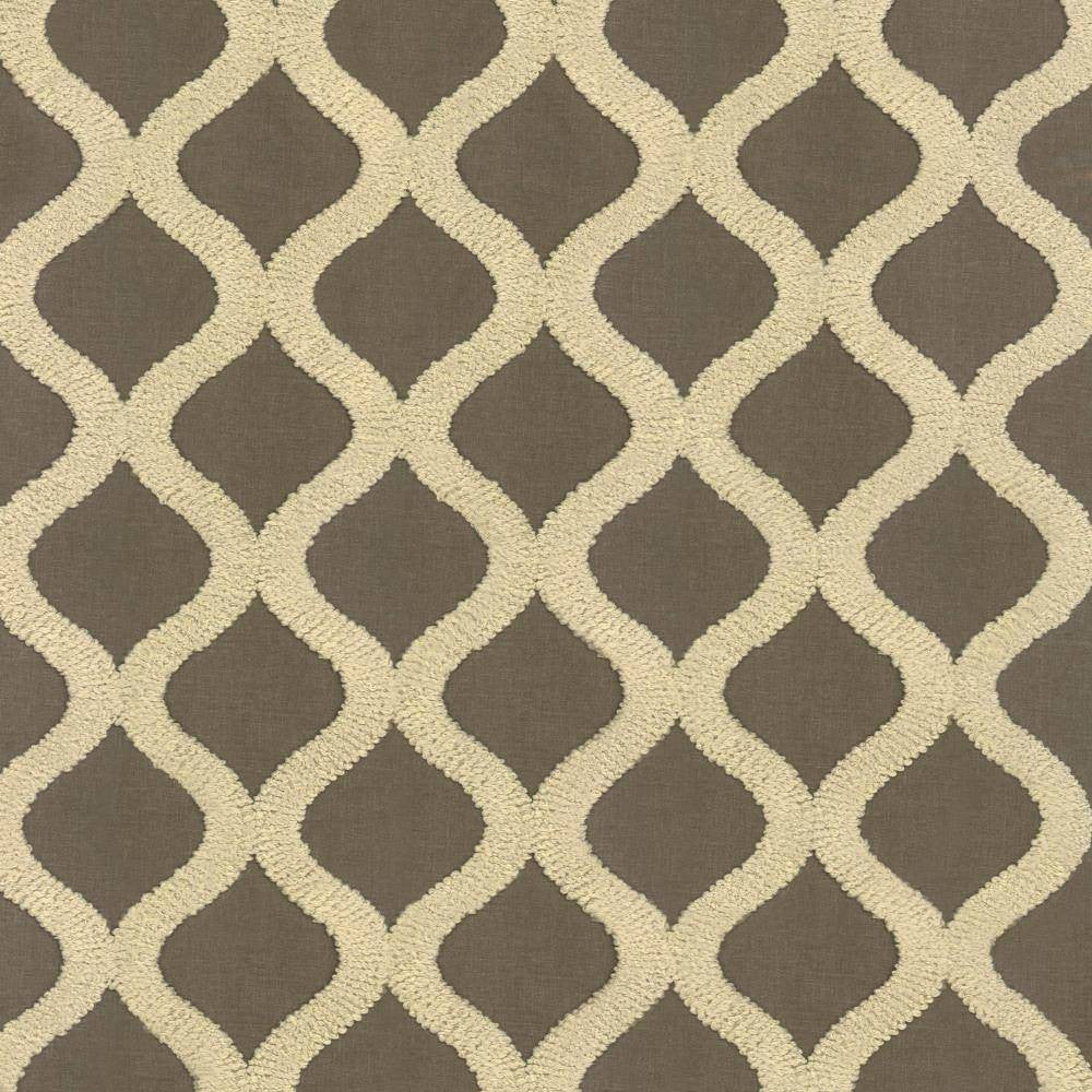 Time After Time Smoke by Kasmir Fabric 1416 INDIA 13,500 Wyzenbeek Double Rubs H: 4 2/8 inches, V:4 4/8 inches 54 - 56 - Fabric Carolina - Kasmir