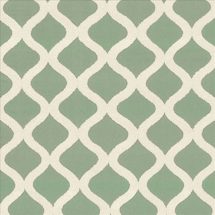 Time After Time Spa by Kasmir Fabric 1419 100% Polyester
 INDIA 13,500 Wyzenbeek Double Rubs Horizontal: 4 2/8 inches and Vertical: 4 4/8 inches 51 - Fabric Carolina -