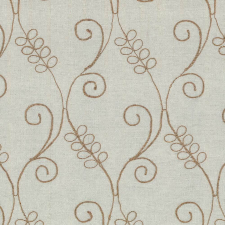 Tinedale Natural  by Kasmir Fabric See sample 100% Polyester
 CHINA Not Tested </p><p>Repeat: Horizontal: 8 4/8 inches and Vertical: 17 inches 52  - Fabric Carolina -