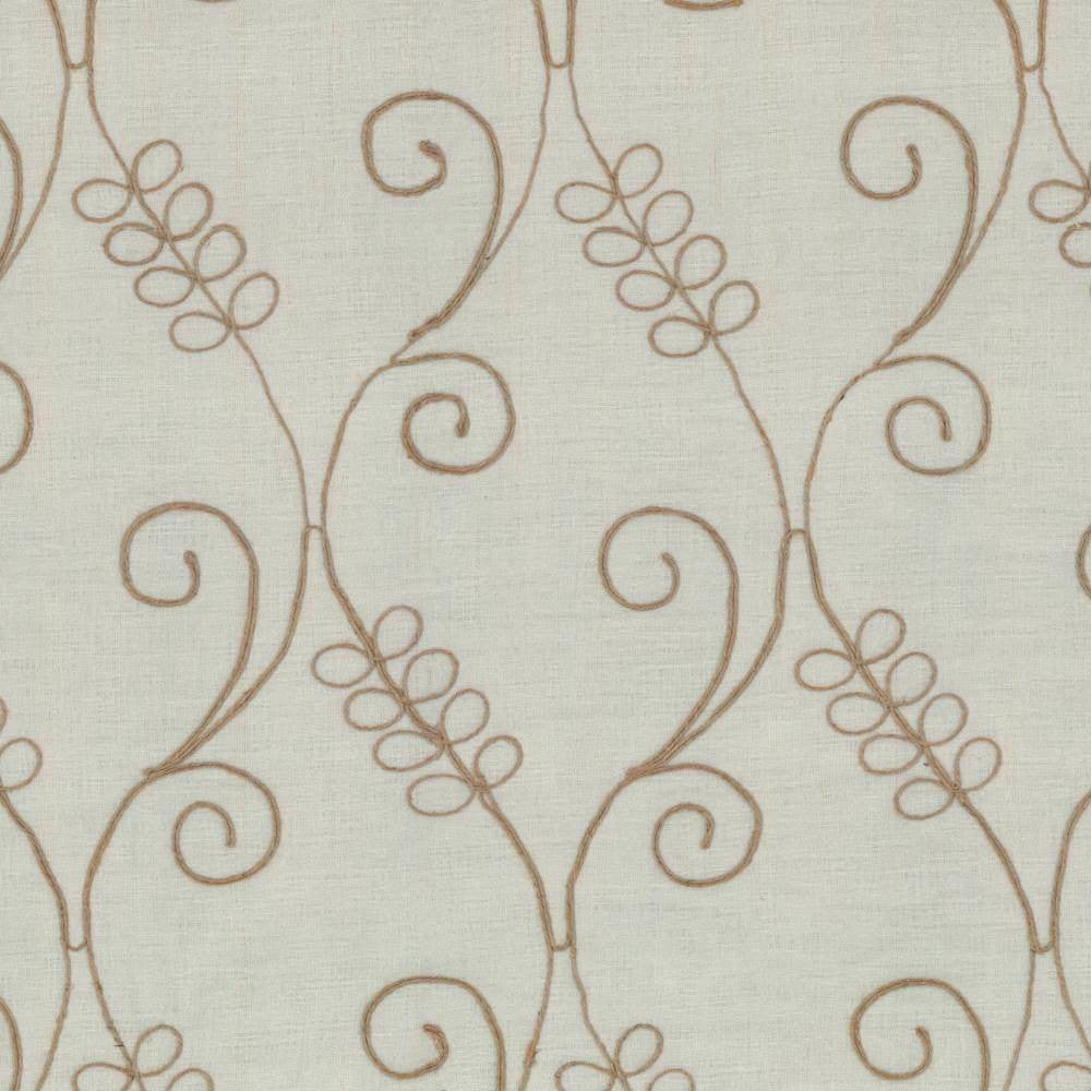 Tinedale Natural by Kasmir Fabric 5012 CHINA Not Tested H: 8 4/8 inches, V:17 inches 58 - 59 - Fabric Carolina - Kasmir