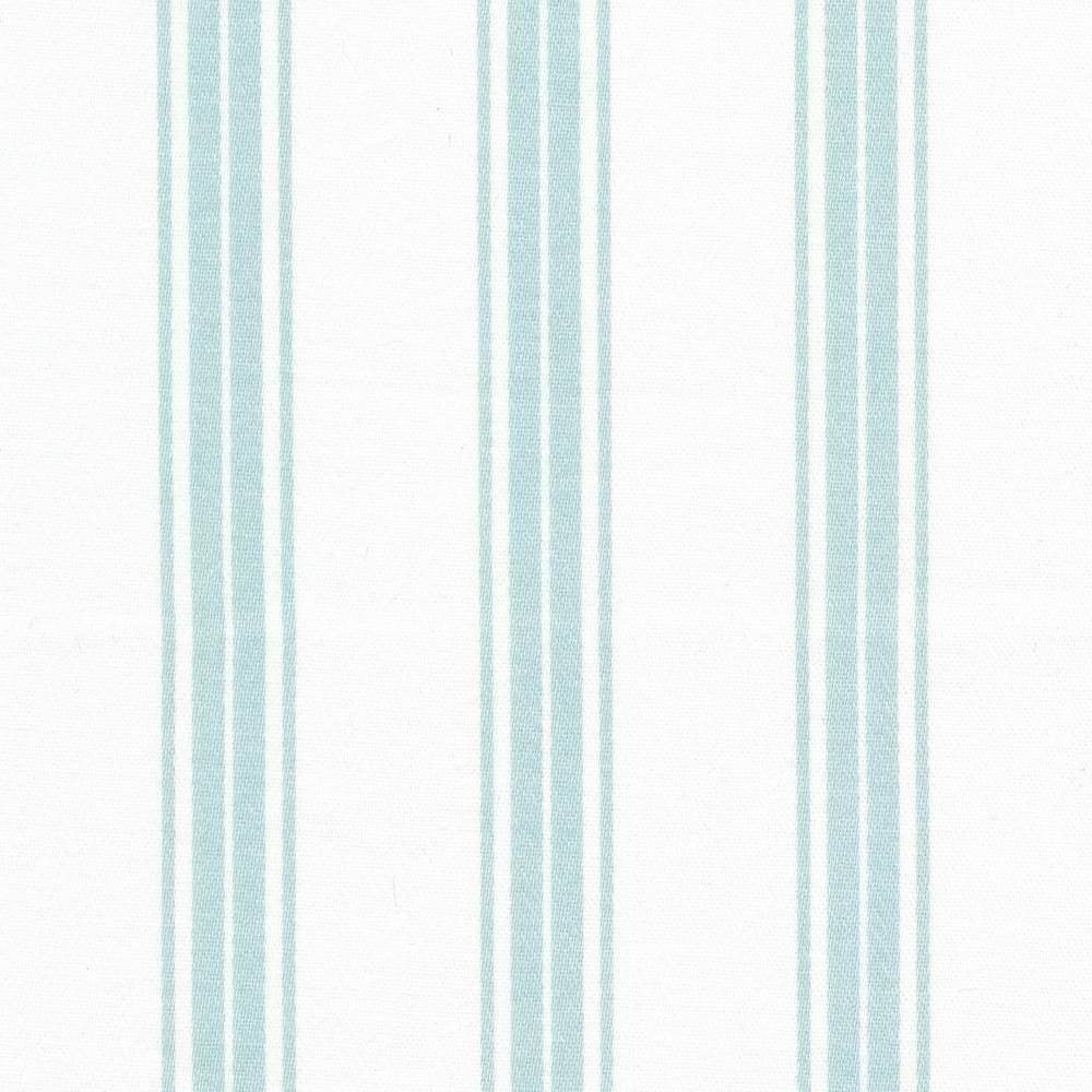 Tipler Stripe Robins Egg by Kasmir Fabric 1385 TURKEY Not Tested H: 1 6/8 inches, V:N/A 54 - Fabric Carolina - Kasmir