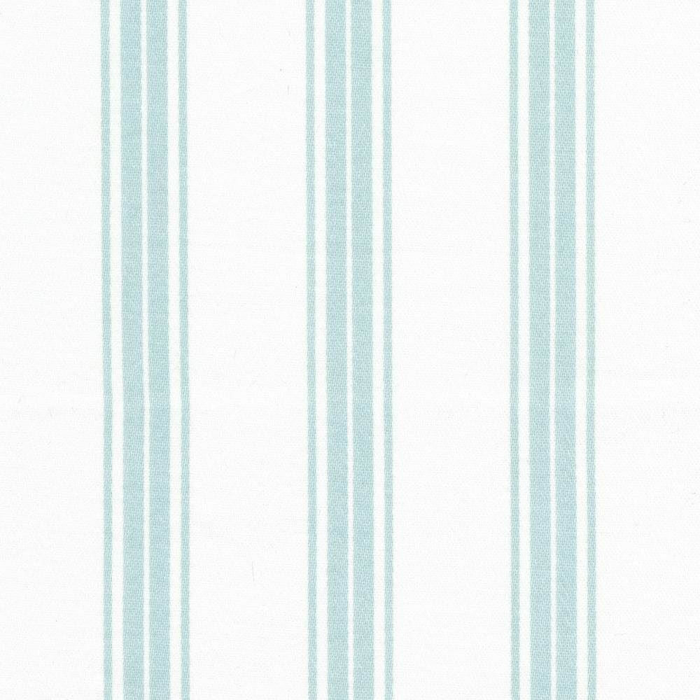 Tipler Stripe Robins Egg by Kasmir Fabric 1385 100% Cotton
 TURKEY Not Tested Horizontal: 1 6/8 inches and Vertical: N/A 54 - Fabric Carolina -