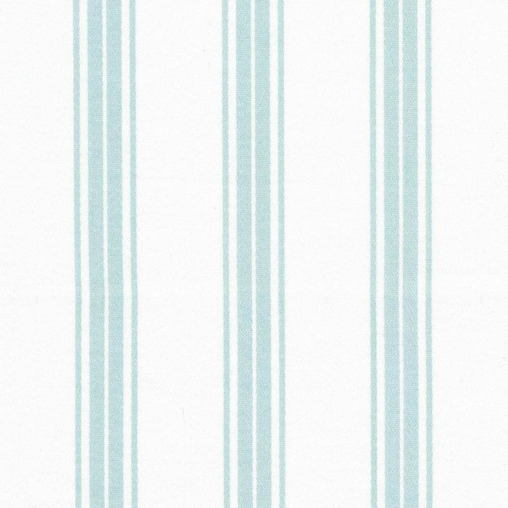 Tipler Stripe Robins Egg by Kasmir Fabric 1385 100% Cotton
 TURKEY Not Tested Horizontal: 1 6/8 inches and Vertical: N/A 54 - Fabric Carolina -