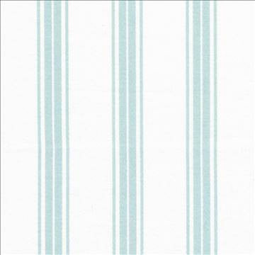 Tipler Stripe Robins Egg by Kasmir Fabric 1385 100% Cotton TURKEY Not Tested H: 1 6/8 inches, V: N/A 54 - Fabric Carolina - Kasmir