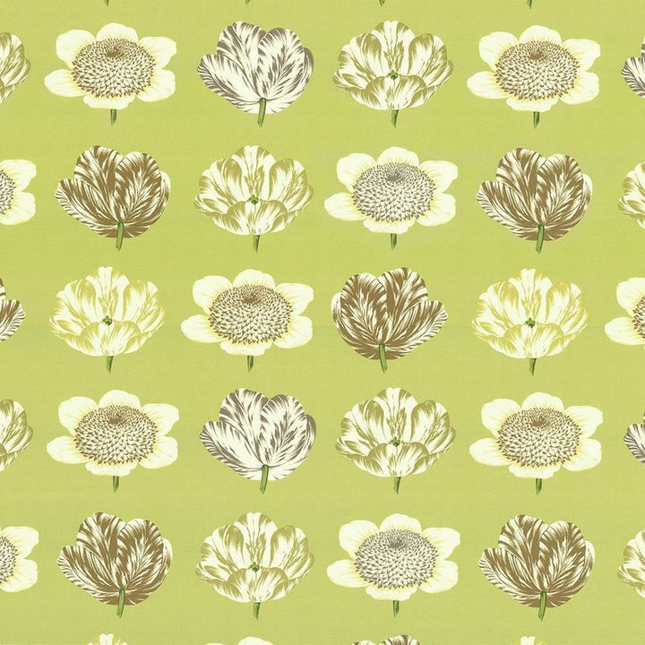 Tiptoe Through Green Tea by Kasmir Fabric 1420 100% Cotton
 PERU </p><p>Repeat: Horizontal: 27 inches and Vertical: 25 2/8 inches 54 - 55 - Fabric Carolina -