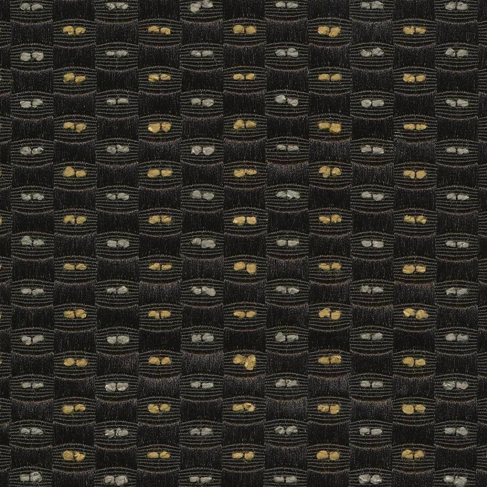 Tivett Onyx by Kasmir Fabric 1404 USA 51,000 Wyzenbeek Double Rubs H: 6/8 inches, V:3/8 inches 54 - 55 - Fabric Carolina - Kasmir