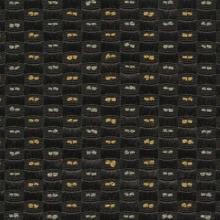 Tivett Onyx by Kasmir Fabric 1404 USA 51,000 Wyzenbeek Double Rubs H: 6/8 inches, V:3/8 inches 54 - 55 - Fabric Carolina - Kasmir