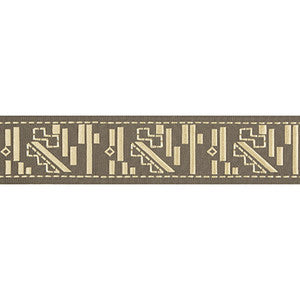 Fraktur Coffee/Cream by Lee Jofa Modern Trim