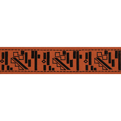 Fraktur Russet/Onyx by Lee Jofa Modern Trim