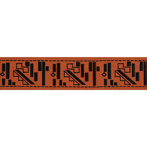 Fraktur Russet/Onyx by Lee Jofa Modern Trim
