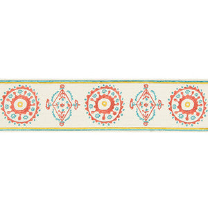 Belles Tape Coral/Aqua by Lee Jofa Trim