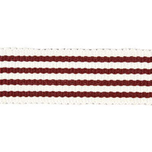Summer Stripe Braid Red by Baker Lifestyle Trim