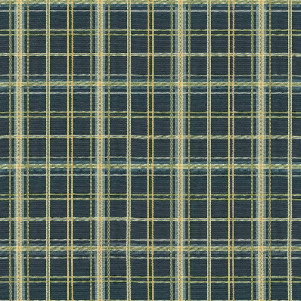 Tobago Plaid Nautical by Kasmir Fabric 1421 TAIWAN 30,000 Wyzenbeek Double Rubs H: 4 4/8 inches, V:4 4/8 inches 54 - 55 - Fabric Carolina - Kasmir