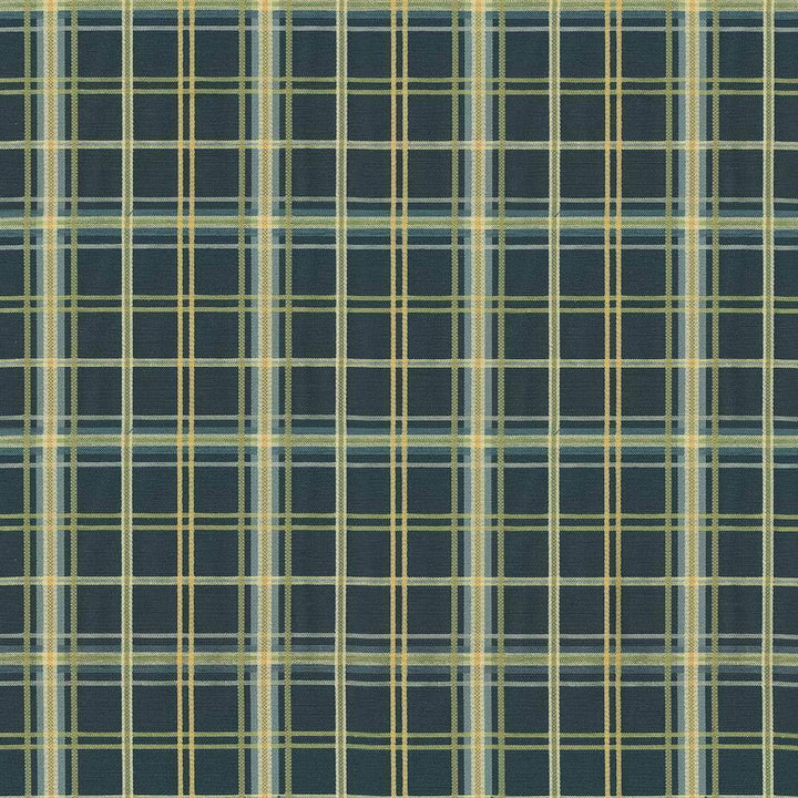 Tobago Plaid Nautical by Kasmir Fabric 1421 TAIWAN 30,000 Wyzenbeek Double Rubs H: 4 4/8 inches, V:4 4/8 inches 54 - 55 - Fabric Carolina - Kasmir