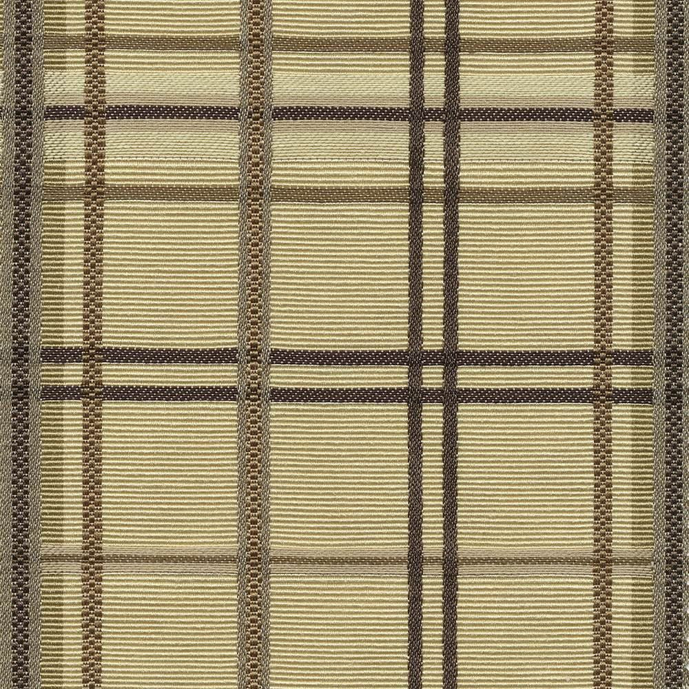 Tobago Plaid Travertine by Kasmir Fabric 1421 53% Cotton
47% Polyester
 TAIWAN 30,000 Wyzenbeek Double Rubs Horizontal: 4 4/8 inches and Vertical: 4 4/8 inches 54 - Fabric Carolina -